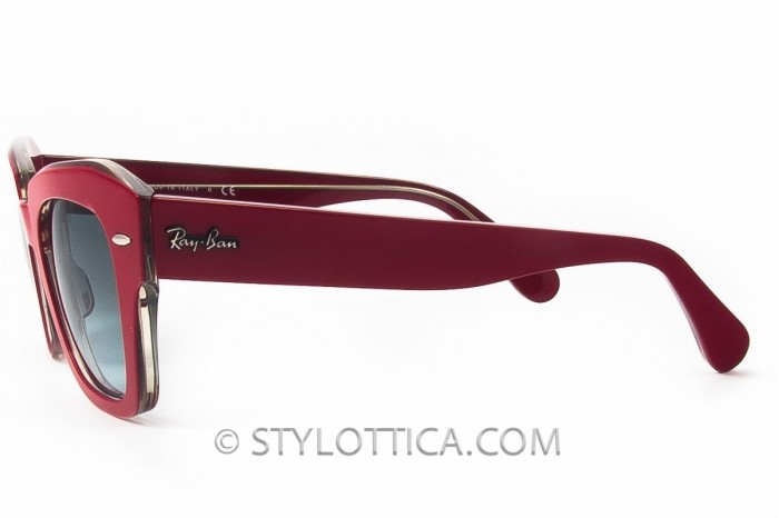 RAY BAN Street solbriller rb 2186 1296 Rød 2020-kollektion