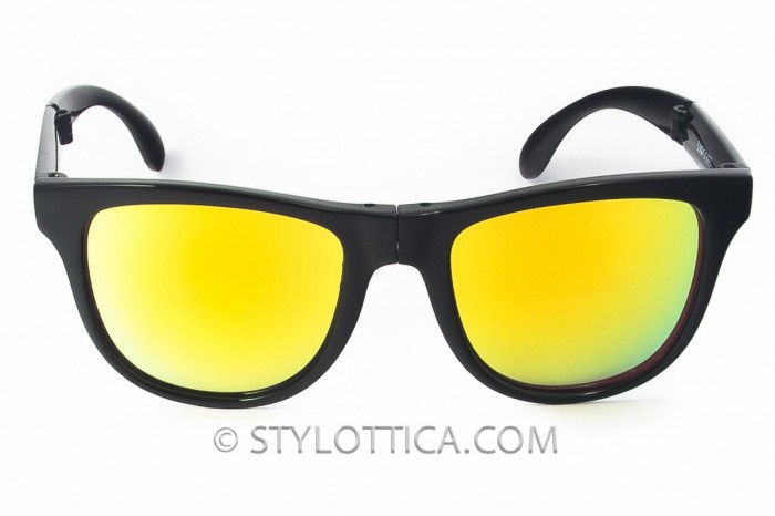 Folding sunglasses SUNPOCKET Kauai Black Fire
