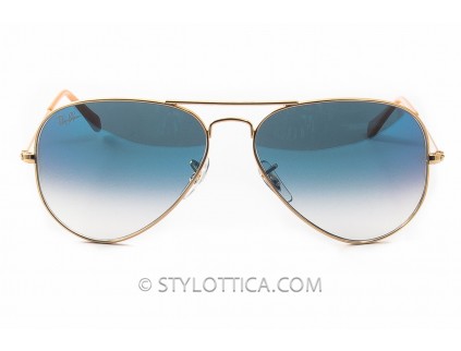 Lunettes de soleil RAY BAN RB3025 Aviator Large Metal 001 3F