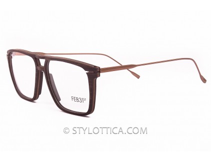 31 FEB Silvan hout en titanium bril p000079 2