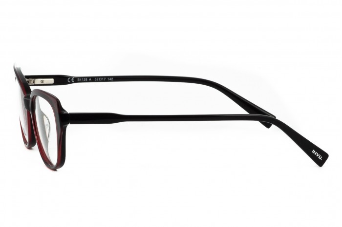 INVU B4128 Eine schwarz-rote Brille