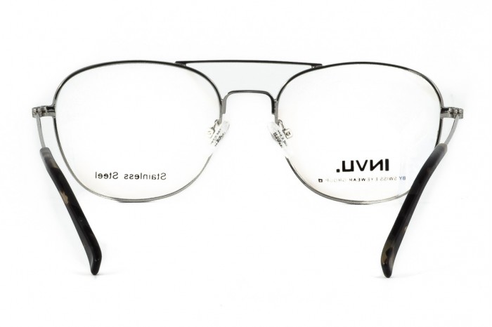Okulary INVU B3901 B czarne srebrne