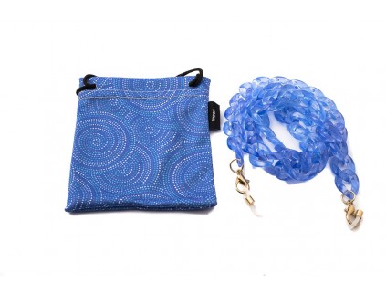 AIRPORT цепочка для очков колье Thick 10150 Translucent Blue