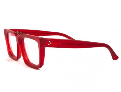 Brillen DANDY'S Bel Tenebroso Rough Rood transp 2