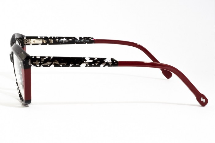 STEP EYEWEAR Occhiali da vista Iris 02 Nero Bordeaux