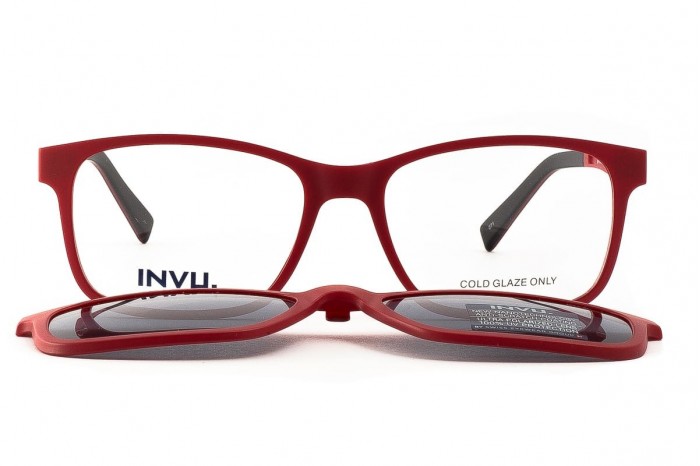INVU Occhiali da vista M4102 D Rosso polarizzati