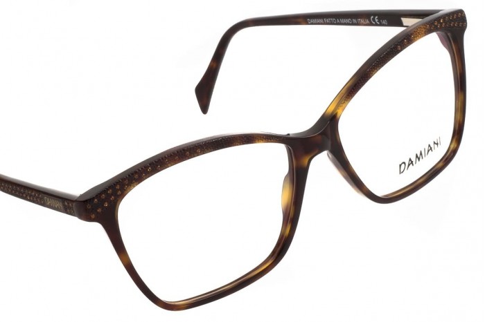 DAMIANI 안경 st610 027 Havana with Strass