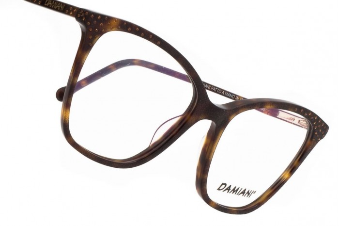 DAMIANI Очки для очков st601 027 Гавана со стразами