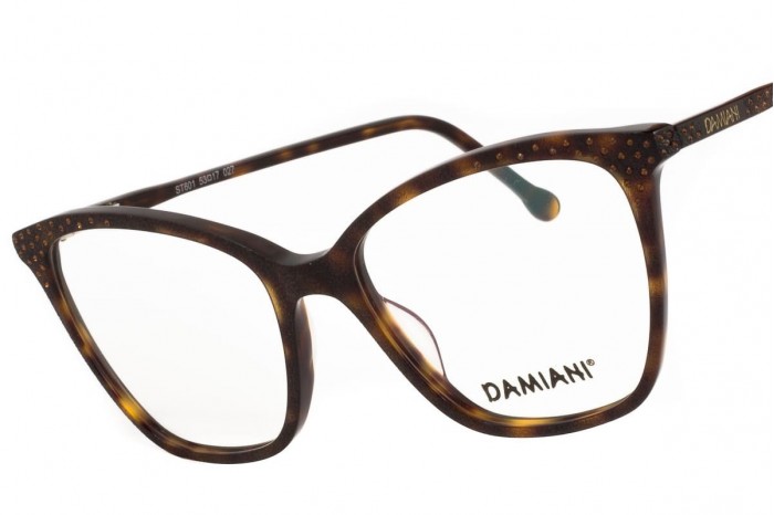 DAMIANI Очки для очков st601 027 Гавана со стразами