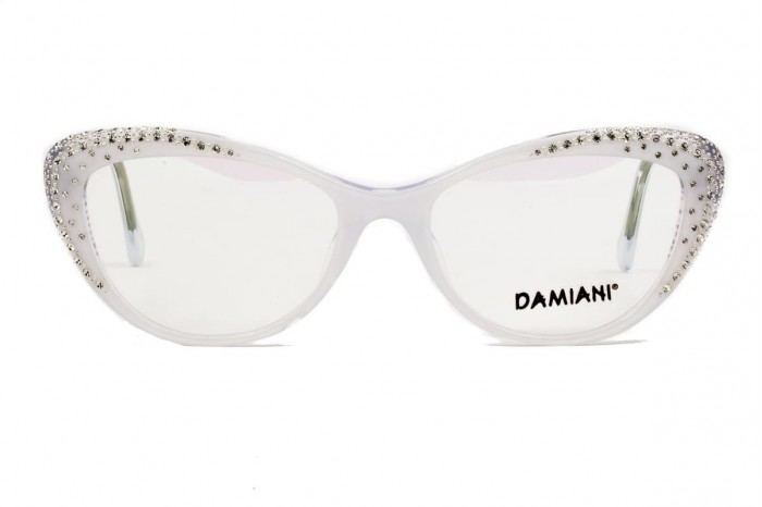 DAMIANI Eyeglasses st201 206 White with Strass
