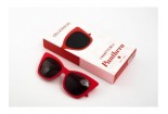 Cermin mata hitam DOUBLEICE Pantera Merah