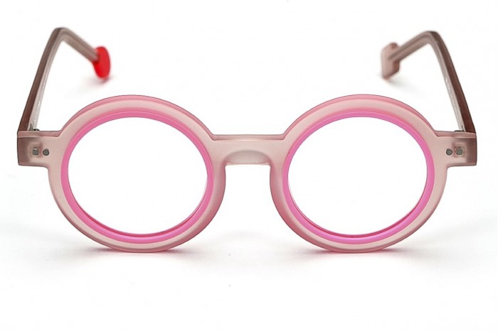 Lunettes de SABINE BE be addict 377 rose poudré | rose fluo