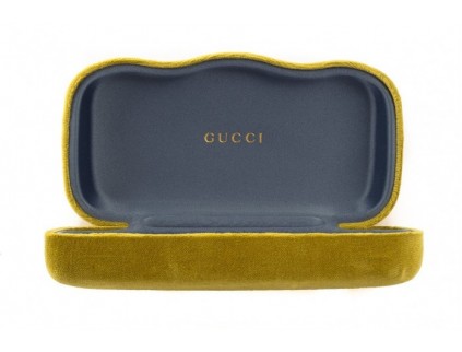 GUCCI Hard Case Gul glasögonfodral
