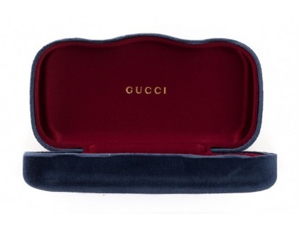 Étui à lunettes GUCCI Hard Case Bleu