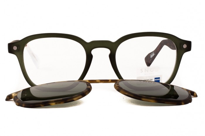 Occhiali da vista con clip sole SNOB MILANO Cabriolet snv165cpc10z