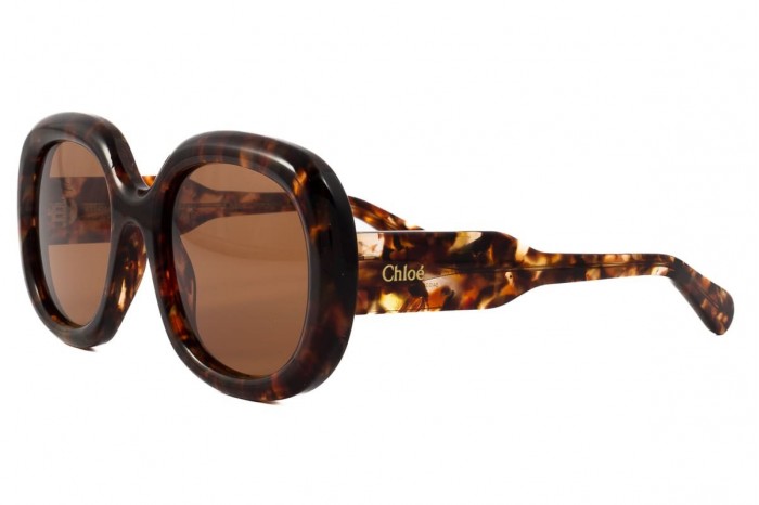 CHLOÉ Solglasögon CH0153S 003 Havana Recycled - begränsad upplaga 2023