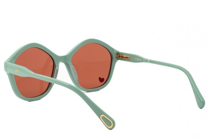 CHLOÉ Lunettes de soleil enfant CC0010S 004 Vert sauge 2023