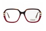 Lunettes de vue CHLOÉ CH0205O 004 Havane Bordeaux 2023