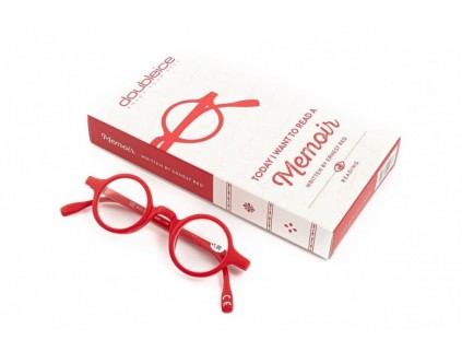 Gafas de lectura premontadas DOUBLEICE Memoir Rojo