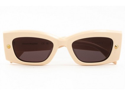 ALEXANDER MCQUEEN Occhiali da sole AM0426S 005 Avorio 2024