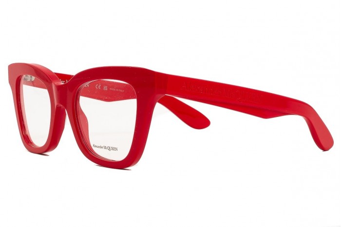 Óculos ALEXANDER MCQUEEN AM0394O 003 Vermelho 2024