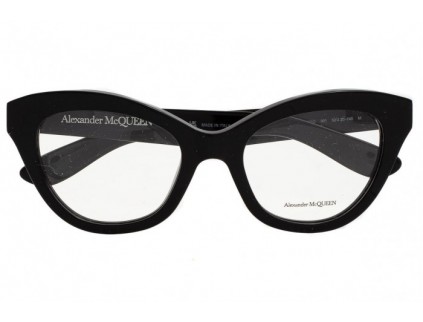 Cermin mata ALEXANDER MCQUEEN AM0395O 001 Hitam 2024
