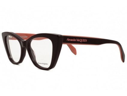 ALEXANDER MCQUEEN Bril AM0305O 004 Bruin Roze 2024 2