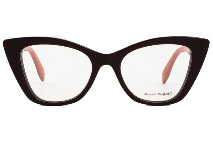ALEXANDER MCQUEEN Brille AM0305O 004 Braun Rosa 2024