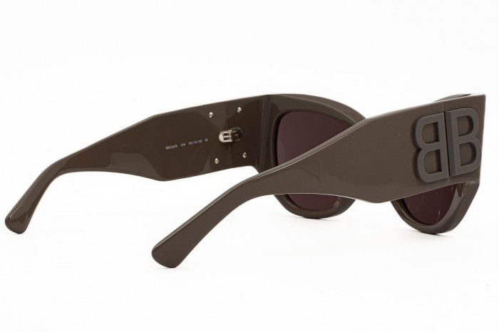 BALENCIAGA Solglasögon BB0322S 004 Grå 2024