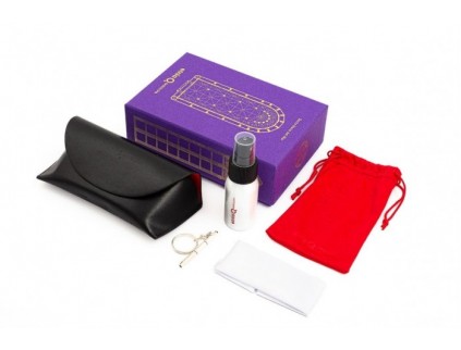 Kit de nettoyage pour lunettes avec étui ETNIA BARCELONA Case Kit de nettoyage Noir