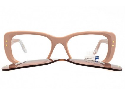 Óculos SNOB MILANO Supra snv186c03 com clipe de sol