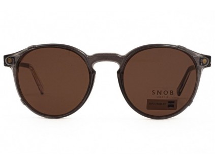 SNOB MILANO Dogui Vee snv178cpc13 bril met zonneclip 2