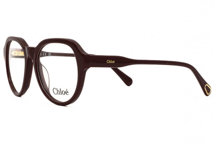 CHLOÉ Óculos infantis CC0015O 003 Bordeaux 2024