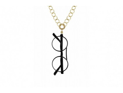 EYESONOFF Hoola Hop Magnetischer Brillenhalter Halskette Gold