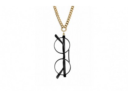 EYESONOFF Collier Porte-Lunettes Magnétique Mini Rap Doré