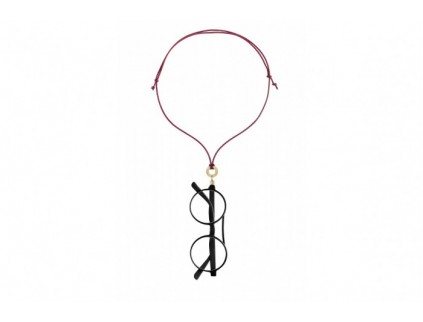 Collana portaocchiali magnetica EYESONOFF Laccio Rosso