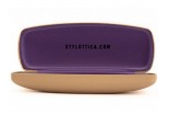 STILOTTICA Etui à lunettes rigide Be Beige Viola 2024