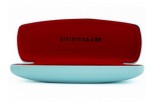 STILOTTICA Rigid Glasses Case Light Blue Red