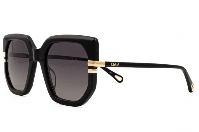Cermin mata hitam CHLOÉ CH0240S 001 Hitam 2024