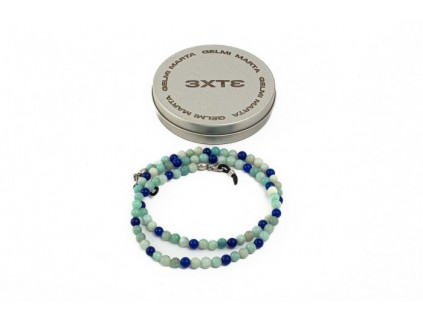MARTA GELMI 3XTE Cadena para gafas Moon Stone Big Azul Turquesa