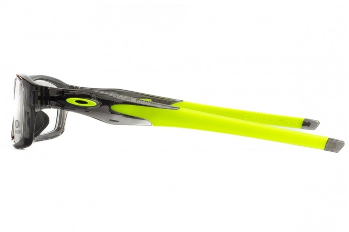 Oakley ライムグリーン ベスト Gafas de vista OAKLEY Crosslink OX8118-0256 Gris Fluo Amarillo 2024