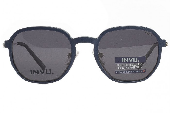INVU 안경 IG32502 2024 실버 블루 클립