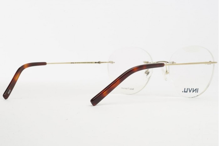 INVU B3201 A Oro Glasant 2024 メガネ
