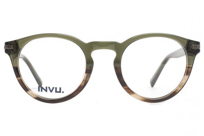 Óculos INVU IB42520 B Verde Marrom 2024