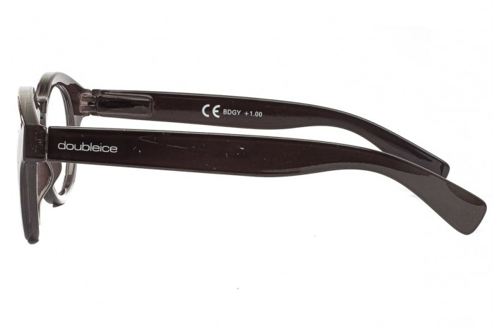 DOUBLEICE Lunettes de lecture pré-assemblées Bond Eternal gris Gris clair