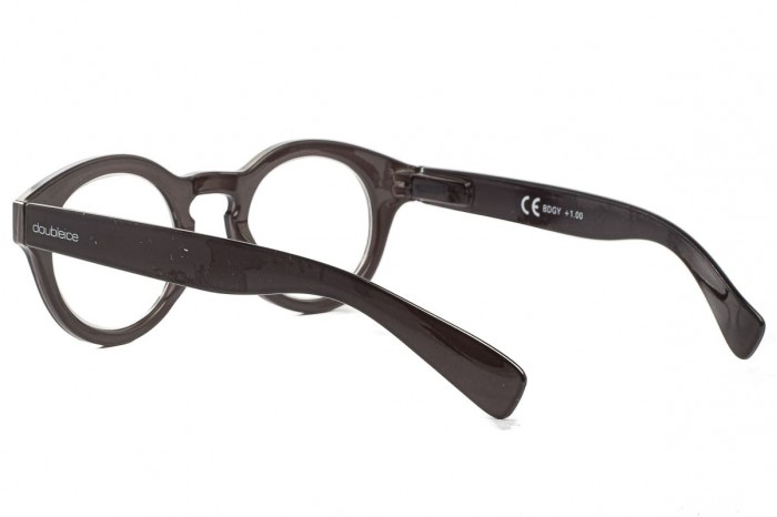DOUBLEICE Lunettes de lecture pré-assemblées Bond Eternal gris Gris clair