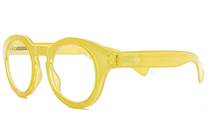 DOUBLEICE Lunettes de lecture pré-assemblées Bond Jaune Passion Jaune