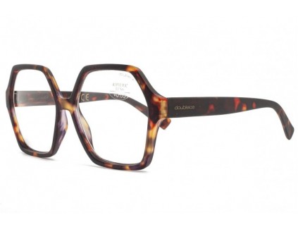 DOUBLEICE Wonderland Gafas de lectura premontadas con base biológica Tan Turtle 2