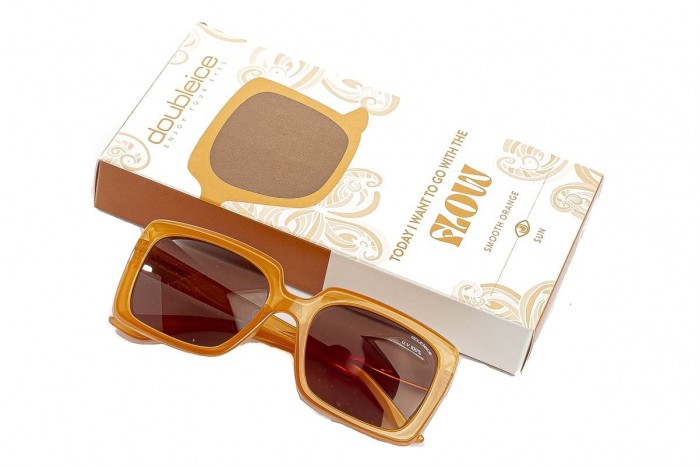 DOUBLEICE Flow Smooth orange Sonnenbrille