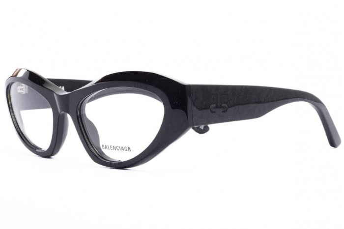 Óculos de Grau BALENCIAGA BB0400O 003 Preto Glitter